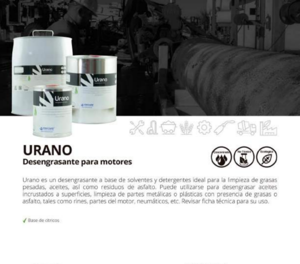 Urano - Desengrasante Para Motores